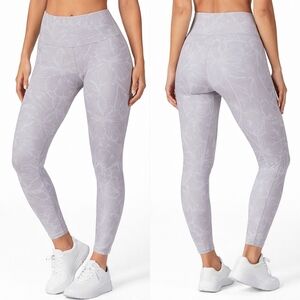 Fabletics PowerHold High Waist 7/8 Leggings S Bloomfield Floral